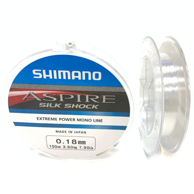 Леска Shimano Aspire Silk Shok 0.18мм 150м Леска Shimano Aspire Silk Shok 0.18мм 150м