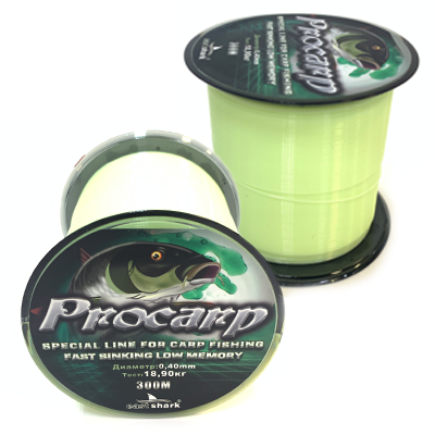 Леска EastShark Procarp 0.40мм 300м молочно-белая Леска EastShark Procarp 0.40мм 300м молочно-белая