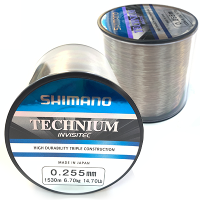 Леска Shimano Technium Invisitec 0.225мм 1530м Леска Shimano Technium Invisitec 0.225мм 1530м