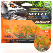 Силиконовая приманка SELECT CC-Grub 2.5" цвет 071